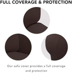 PureFit Super Stretch Sofa Slipcover – Spandex Non Slip Soft Couch Sofa Cover - Image 4