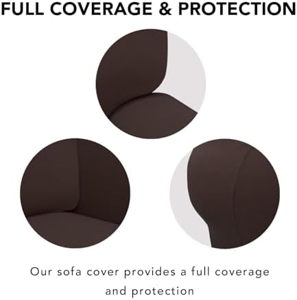 PureFit Super Stretch Sofa Slipcover – Spandex Non Slip Soft Couch Sofa Cover - Image 4