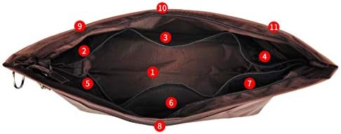 Vercord Handbag Purse Tote Pocketbook Organizer Insert Zipper Closure 11 - Image 3