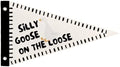 Black Silly Goose Pennant Banner Flags Bedroom Playroom Wall Decor by Unknown