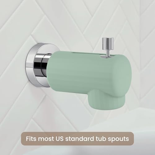 Bath Spout Cover, Soft Silicone Bathtub Faucet Cover Safety Universal Fit - Image 3