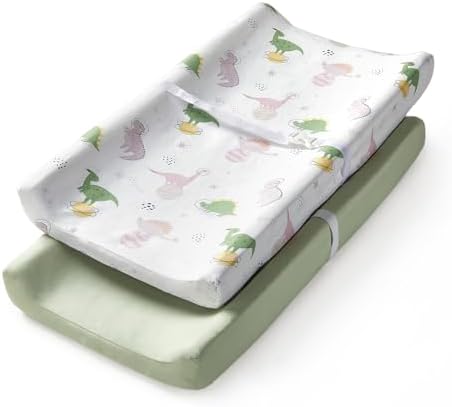 TILLYOU Changing Pad Cover Set in Soft Jersey Material by TILLYOU