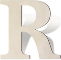Wooden Letters 12 Inch Large Paintable Wood Letters R by Unknown