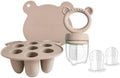BIGSPINACH Frozen Breastmilk Teether & Baby Food Feeder Tray by BIGSPINACH