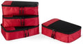Amazon Essentials 4-Piece Space-Saving Packing Cubes Travel Accessories Set by AmazonEssentials