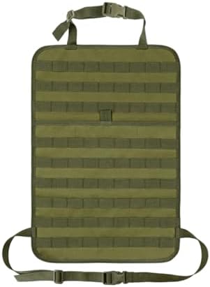 Car Seat Back Organizer, Tactical MOLLE Sag Proof Vehicle Panel Backseat Cover by Unknown