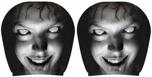 2 Pack Scary Headrest Covers for Cars, Upgraded Snug Fit Car Headrest Cover by Unknown