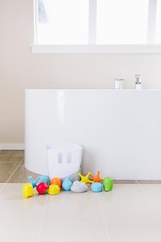 Ubbi Baby Bath Time Essential Gift Set, Includes Drying Bin and 11 Bath Toys - Image 3