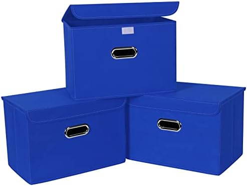 Linen Fabric Foldable Collapsible Storage Cube Bin Organizer Basket Fabric by SEVENDOME