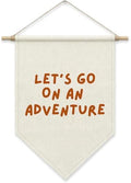 Let's Go On an Adventure Wall Decor, Playroom Pennant Hanging Banner by SHIEL-EVEN