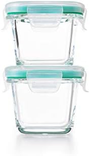 OXO Good Grips 4-Piece Smart Seal Glass Food Storage Container Set - 4 oz by Unknown