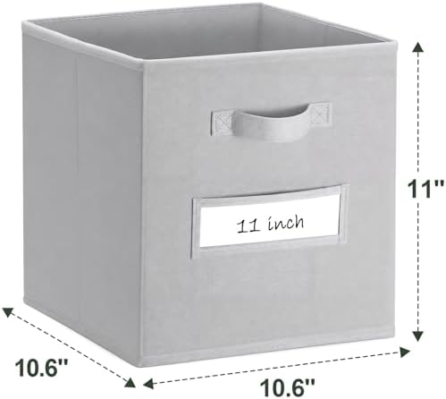 Storage Bins, Light Grey - Image 3