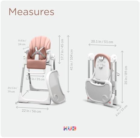 KÜB 3-in-1 Foldable & Portable Baby High Chair - Image 6