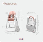 KÜB 3-in-1 Foldable & Portable Baby High Chair - Image 6