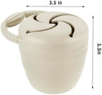 PandaEar Silicone Snack Containers, Collapsible Toddler Snack Cups Spill Proof - Image 6