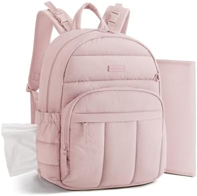 BAGSMART Baby Diaper Bag with Waterproof Pad by BAGSMART