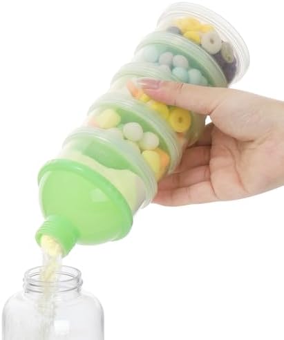 Accmor Formula Dispenser On The Go, 5 Compartments Stackable Formula Container - Image 5