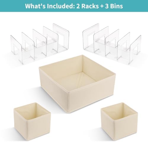 5 Pack Drawer Organizer Clothes, Foldable Baby Organizers and Storage & Dresser - Image 6