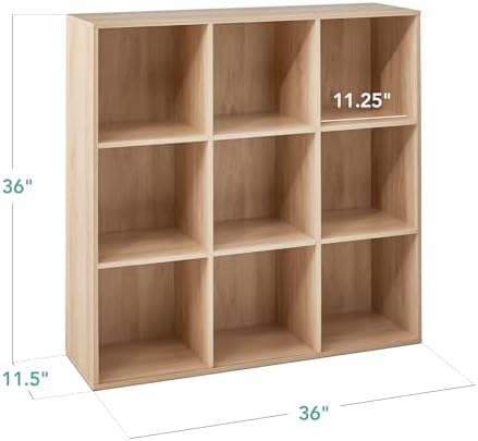 Best Choice Products 9-Cube Storage Organizer, 11in Shelf Opening, Display Shelf - Image 2