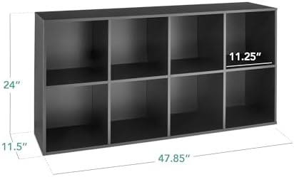 Best Choice Products 8-Cube Storage Organizer, 11in Shelf Opening, Display Shelf - Image 2