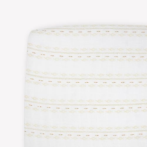 Little Unicorn Premium Crib Sheet | Breathable & Super-Soft Muslin Fabric by LittleUnicorn