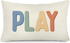 Play 12x20 Pillow Cover for Playroom Decor by Unknown