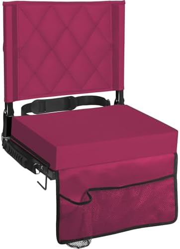 Sheenive Stadium Seats with Back Support, Padded Bleacher Seat Cushion by Sheenive