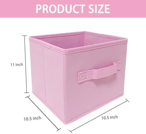 EBIGIC Collapsible fabric Storage bins, cube storage organizer 10.5 * 10.5 * 11 - Image 2
