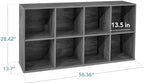 Best Choice Products 8-Cube Storage Organizer, 13.5in Shelf Opening, Display - Image 2