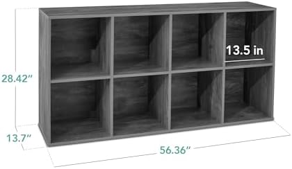 Best Choice Products 8-Cube Storage Organizer, 13.5in Shelf Opening, Display - Image 2