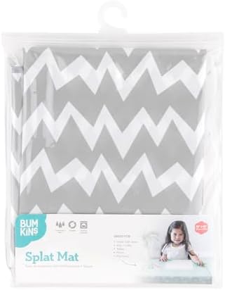 Bumkins Baby Splat Mat for Under High Chair, Babies Toddlers Eating Mess Mat - Image 6