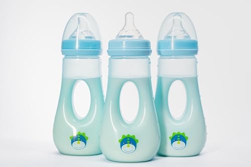 Avima 8 oz Easy Grip Baby Bottles w Medium Flow Nipples - Image 6