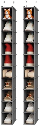 MAX Houser 10-Shelf Hanging Shoe Shelf Organizer by MAXHouser