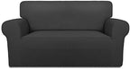 PureFit Stretch Loveseat Covers Fleece Couch Covers by PureFit