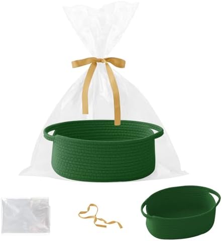 Woven Rope Basket by HZFTJOY