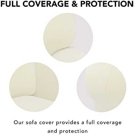 PureFit Stretch Loveseat Covers Fleece Couch Covers - Image 4