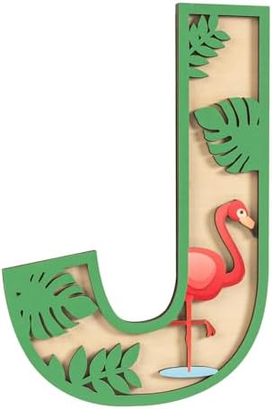3D Layered Safari Nursery Wooden Letters by Unknown
