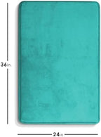 Clara Clark Bathroom Rugs, Velvet Memory Foam Bath Mat, Non-Slip Bath Rugs - Image 2