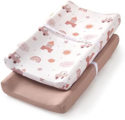 TILLYOU Changing Pad Cover Set in Soft Jersey Material by TILLYOU