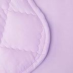 FLXXIE 4-Piece Microfiber Toddler Bedding Set, Light Purple - Image 6