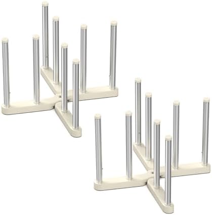 KORRTFID Reusable Storage Bag Drying Rack, Retractable Metal Bottle Drying Rack by KORRTFID