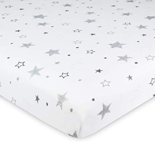 American Baby Company 100% Natural Cotton Fitted Cradle/Bassinet Sheet 36" x 18" - Image 7