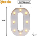 Pooqla LED Marquee Letter Lights, Warm White and Cool White Decorative Lighted - Image 5