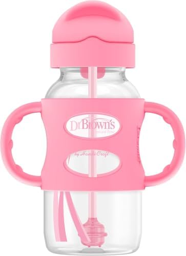 Dr. Brown's Wide-Neck Sippy Straw Bottle by Unknown
