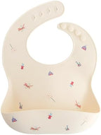 mushie Silicone Baby Bib | Adjustable Fit Waterproof Bibs by mushie
