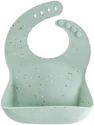mushie Silicone Baby Bib | Adjustable Fit by mushie