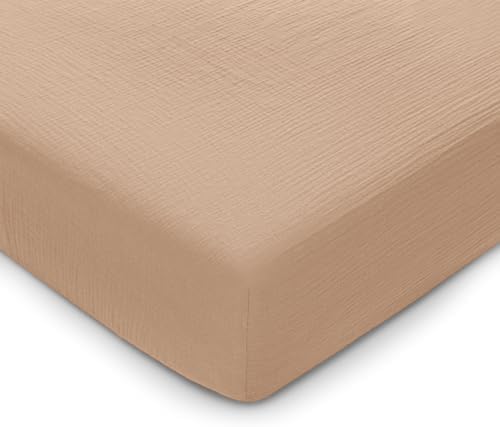 Comfy Cubs 100% Muslin Cotton Fitted Crib Sheet by ComfyCubs