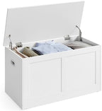 VASAGLE Storage Chest with 2 Safety Hinges, 15.7 x 31.5 x 18.3 Inches by VASAGLEbySONGMICSHOME