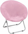 Velvet Stretch Saucer Chair Cover, Round Moon Chair Cover by AHUAWA