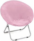 Velvet Stretch Saucer Chair Cover, Round Moon Chair Cover by AHUAWA